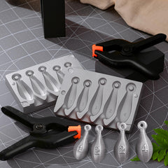 Durable lead molds for fishing weights
