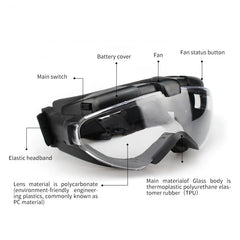 ACEXIER Tactical Goggles with polycarbonate lens protect eyes from smoke and particles.