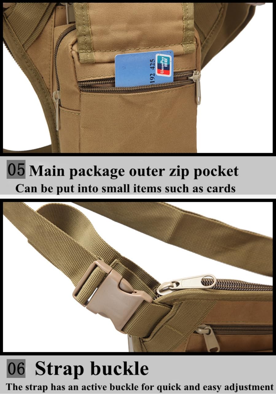 Lightweight yet sturdy ACEXIER leg bag ideal for camping and hiking