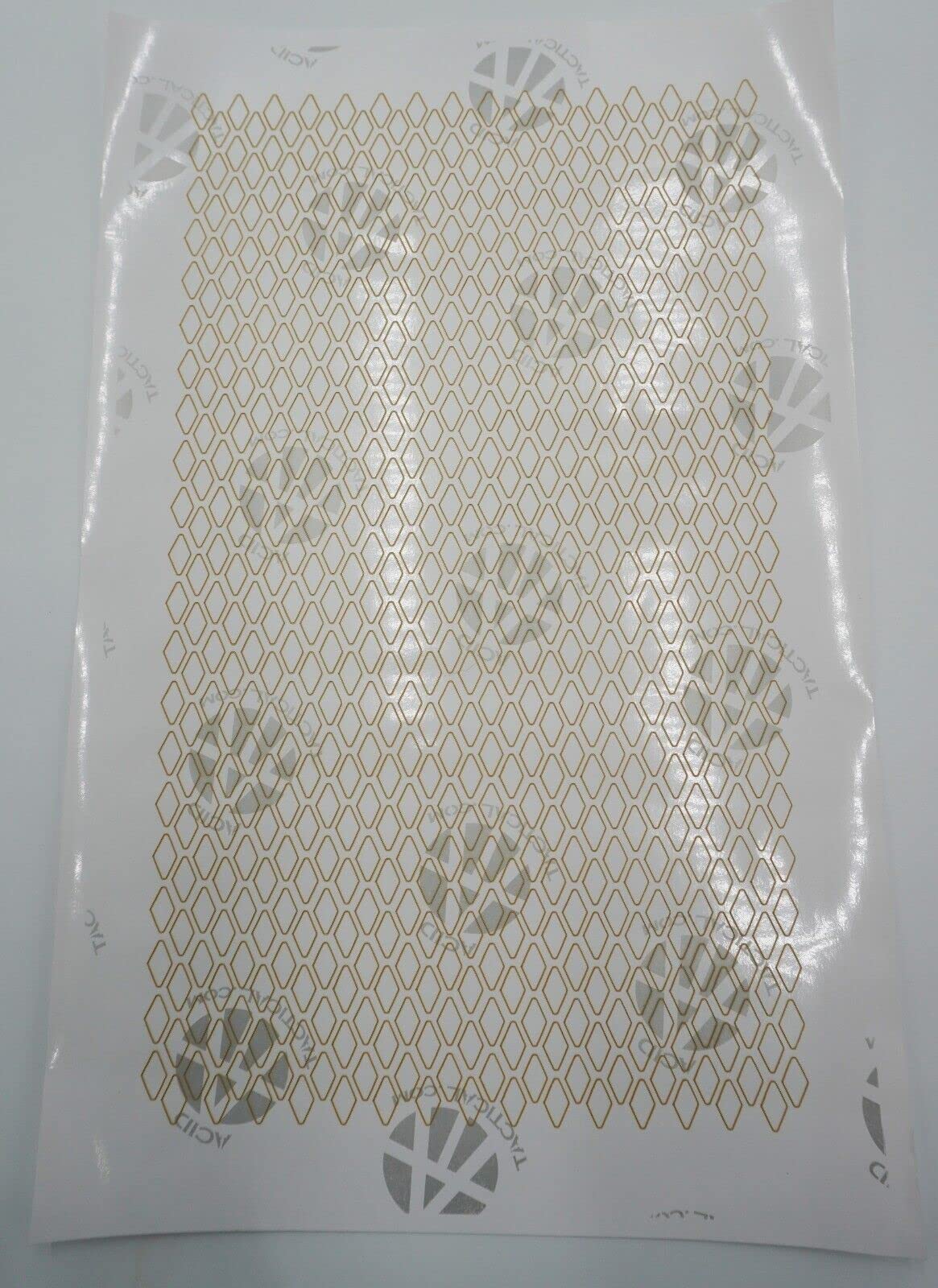 Acid Tactical stencil compatible with Cerakote finishes for crisp camo designs.