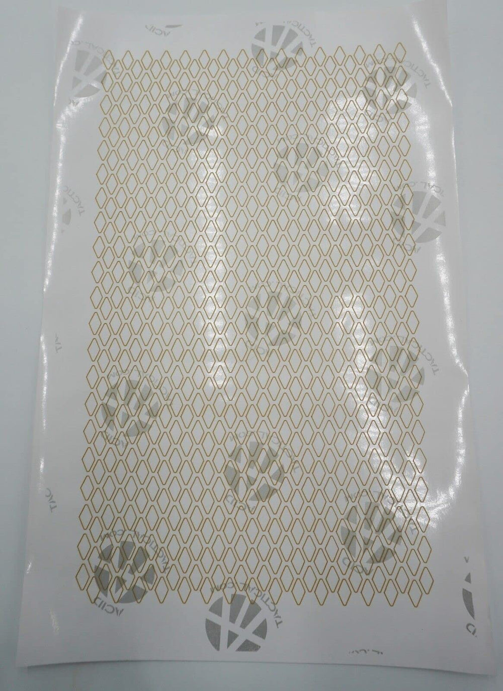 Acid Tactical stencil compatible with Cerakote finishes for crisp camo designs.