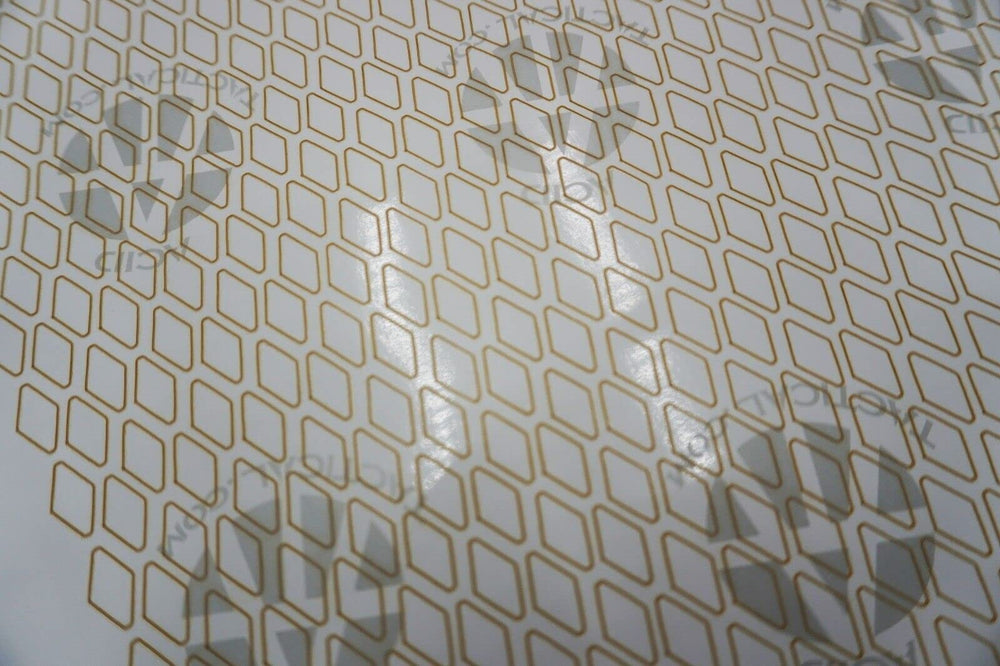 Acid Tactical stencil kit includes two identical sheets for repeatable patterns.