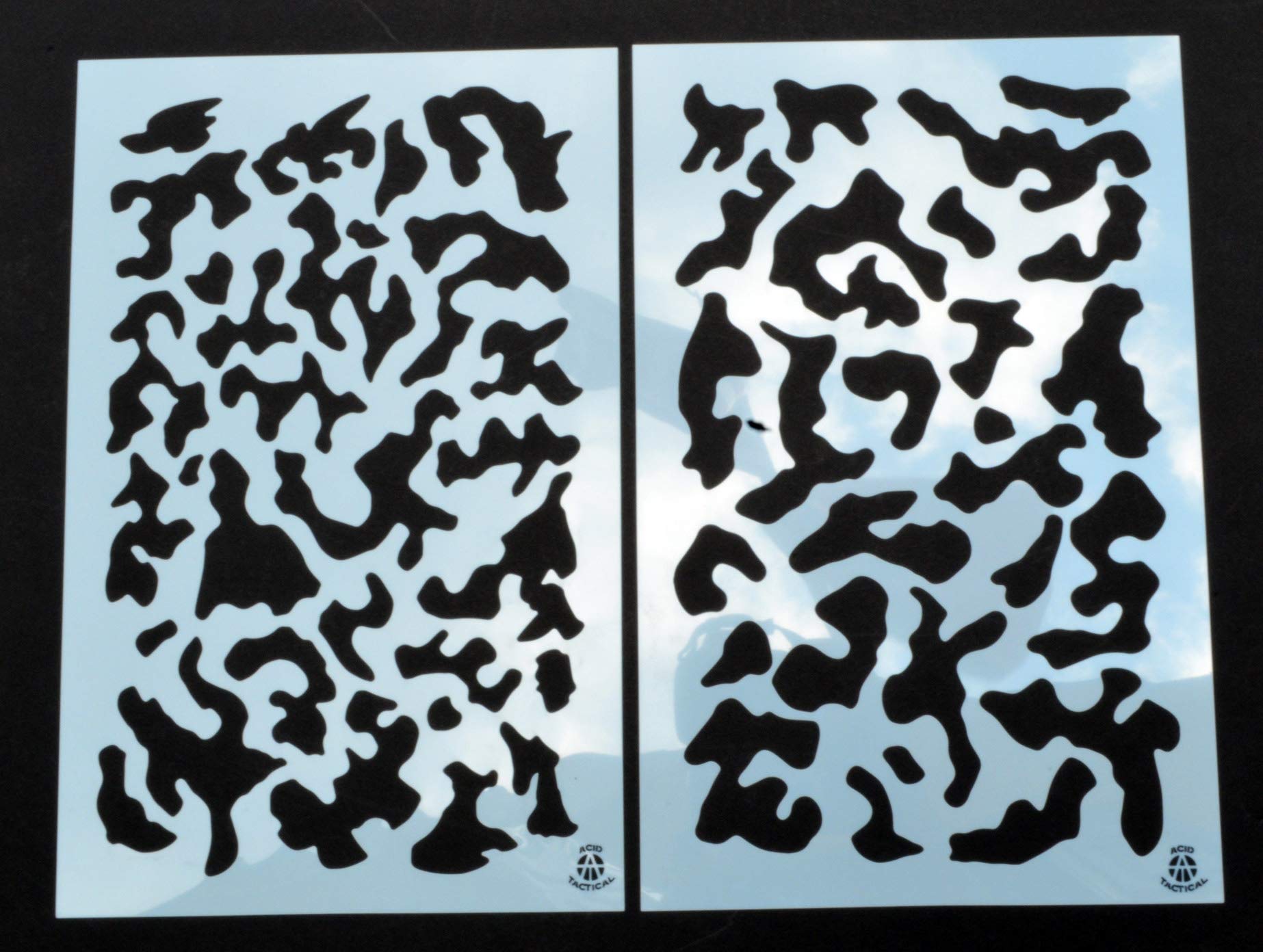 Acid Tactical stencil installed on a boat or truck highlights rugged camouflage options