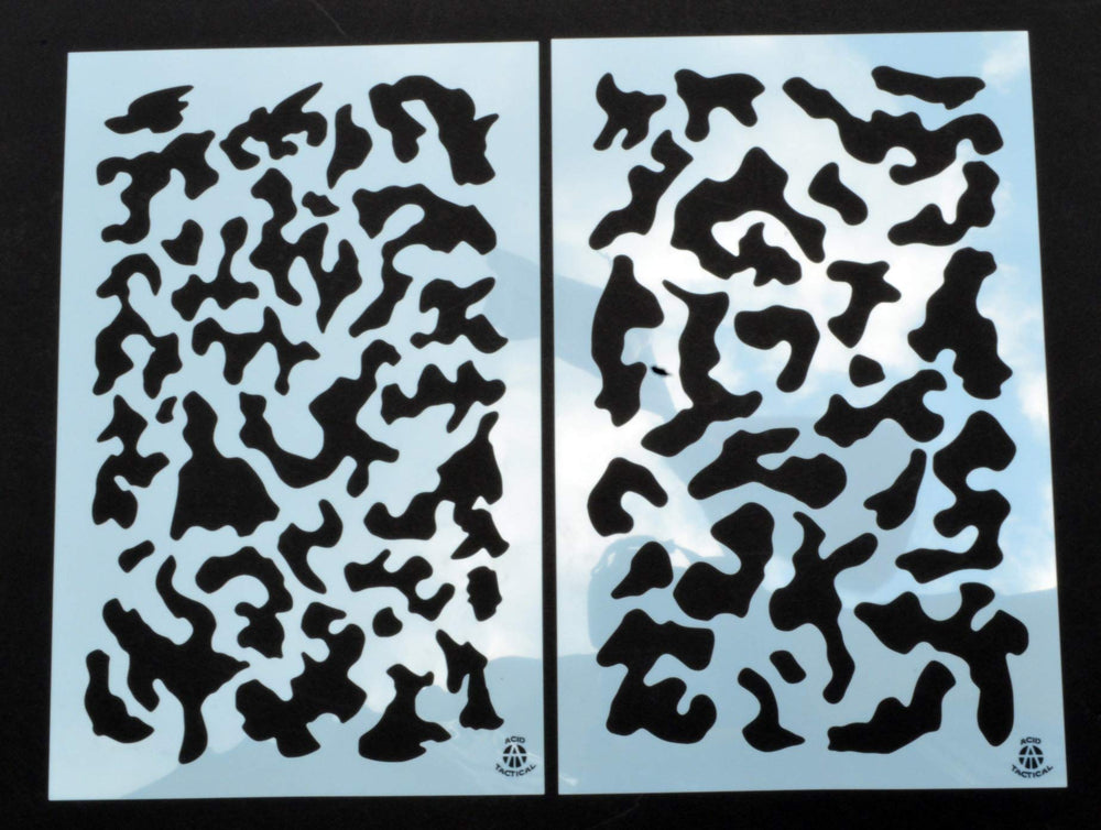 Acid Tactical stencil installed on a boat or truck highlights rugged camouflage options