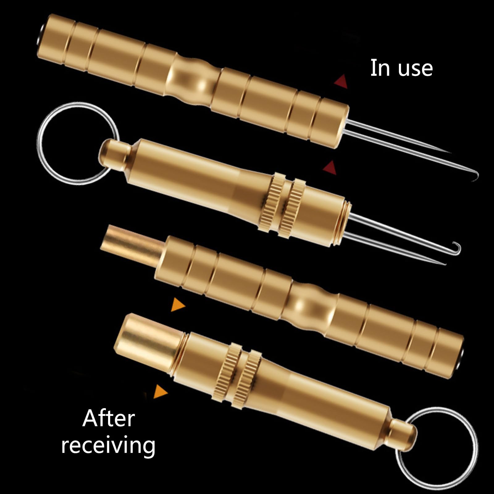 Acinkeety 63mm size fits easily in pockets or kits.