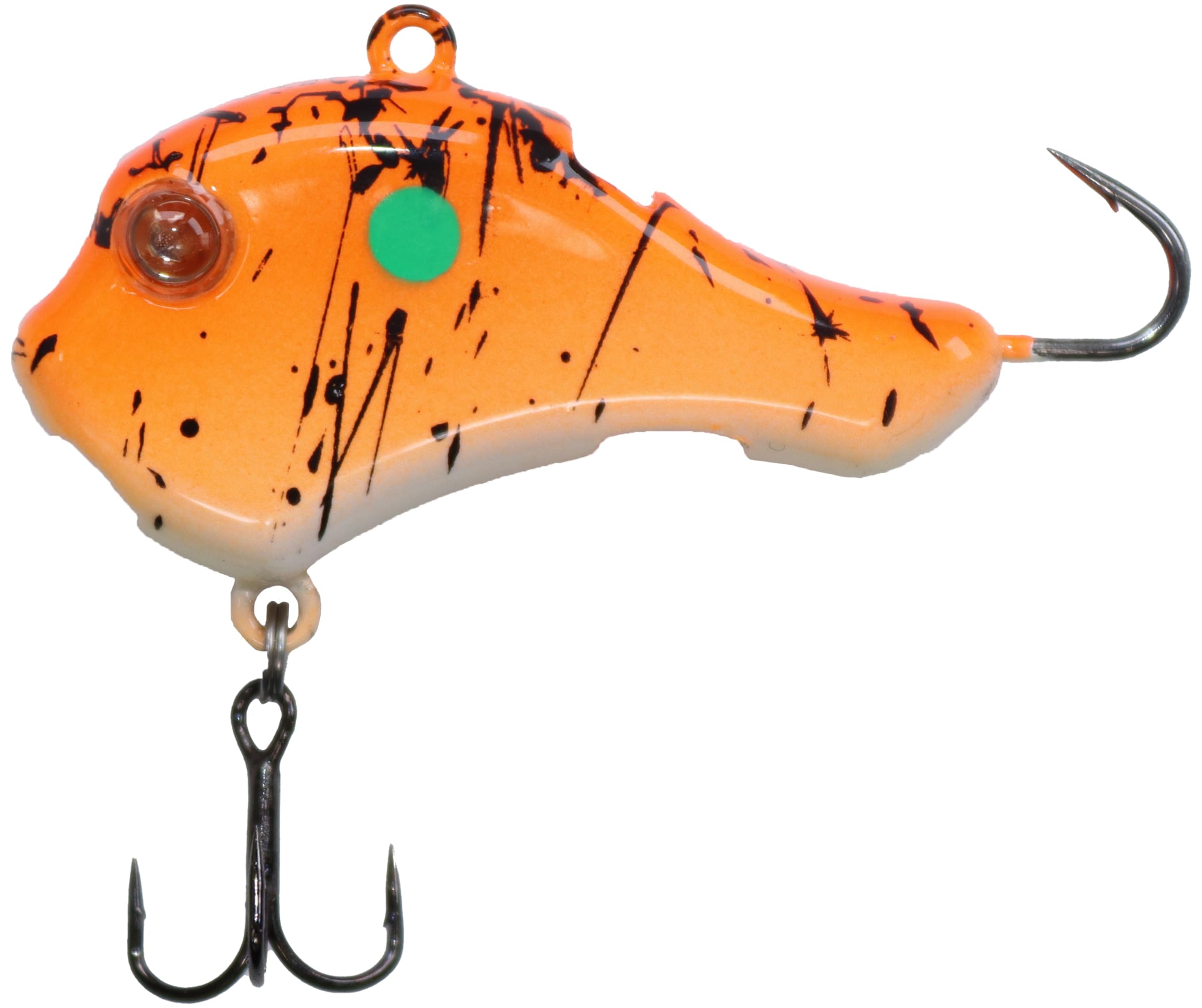 Acme Google Eye Hyper-R.I.P. Jig 40 Glow Orange, strong vibration to attract fish