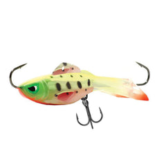 Acme HD2 finish with glow and UV boosts visibility in murky water