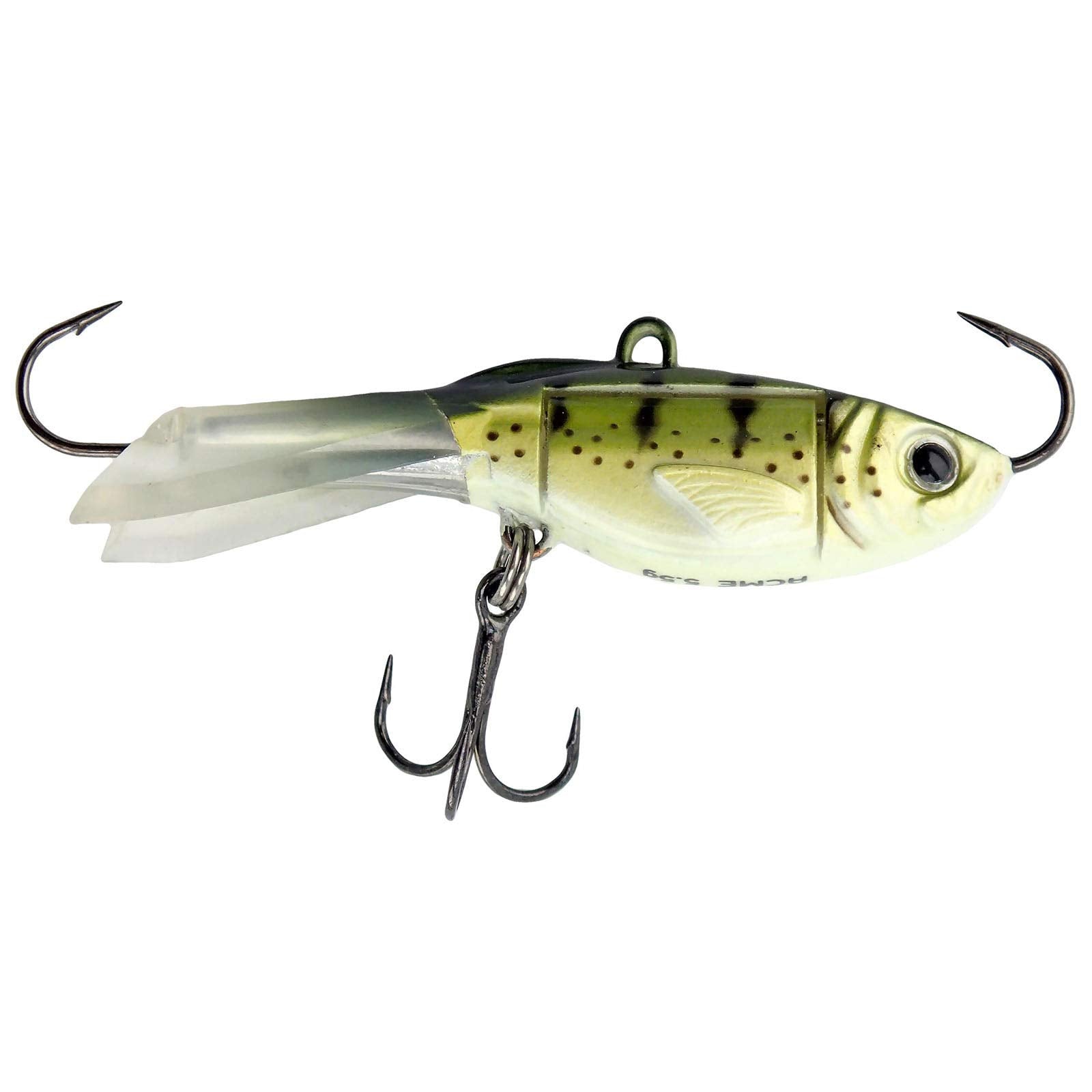 Acme HG5/GP Glowperch lure front view showing glow finish for visibility
