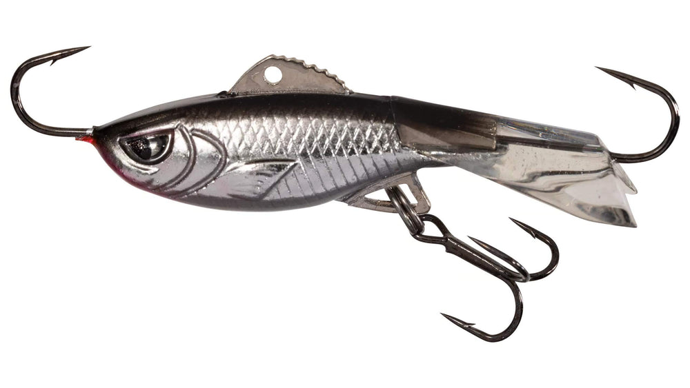 Acme HR6/S Hyper-Rattle Bait glow UV visibility aids targeting in murky water.