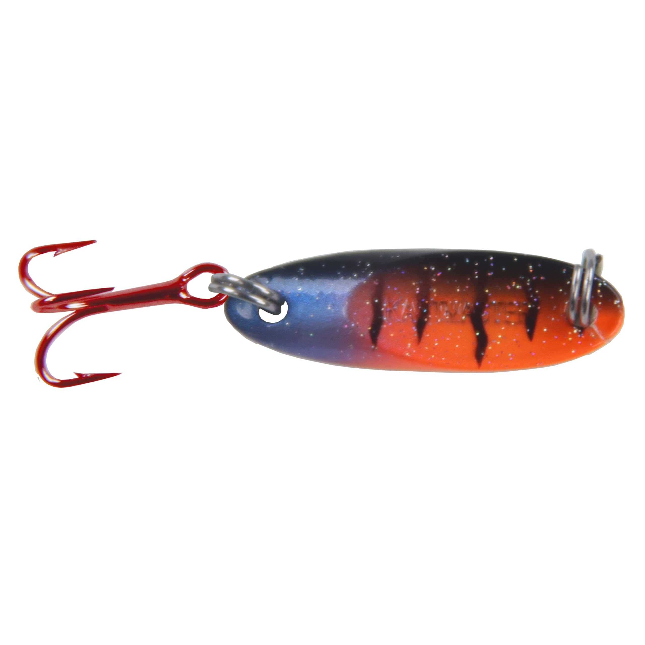 Acme Kastmaster DR tungsten spoon Glow Chief, fast sinking with bright flash for panfish.