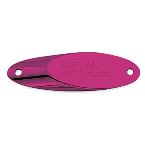 Acme Kastmaster side profile shows aerodynamic shape enabling longer casts.