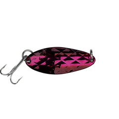 Acme Little Cleo 0.25oz hammered purple-blue lure for enticing fish in water