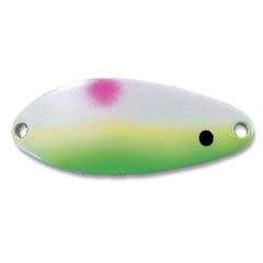 Acme Little Cleo Green Alewife lure with hump-back design; ideal for salmon and steelhead