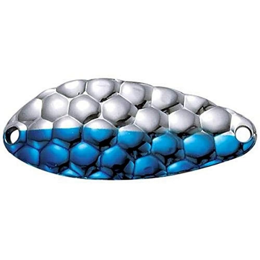 Acme Little Cleo C340-HNB lure with hammered nickel blue finish attracts gamefish efficiently