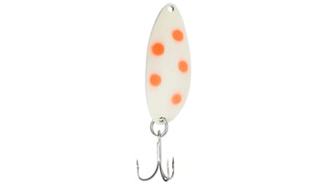 Acme Little Cleo spoon features wiggle illusion that mimics baitfish in saltwater.