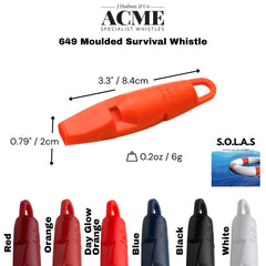 ACME No. 649 dual-frequency note conveys strong projection through noise.