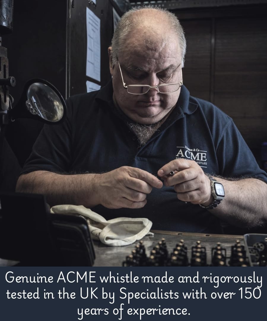 ACME No. 649 UK-made craftsmanship reflects long-standing safety equipment heritage.