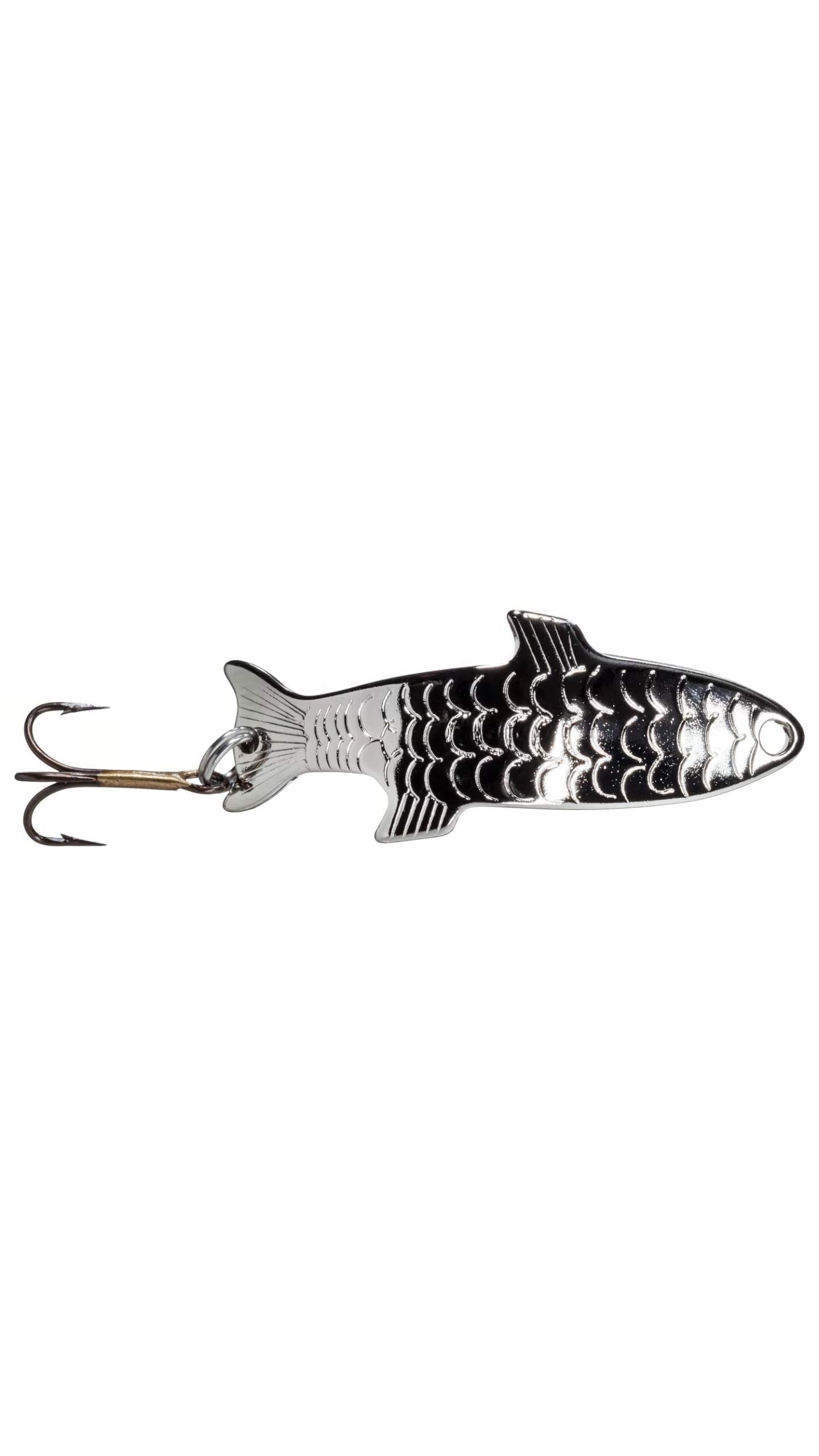 Acme Phoebe spinning lure in silver highlights a compact body for trout and walleye.