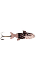Acme Phoebe copper spinning spoon closeup highlighting durable finish attractive to fish