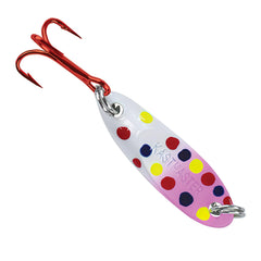 Acme Tackle Rattlemaster Glow Pink Wonderbread lure glows and rattles to attract bass.