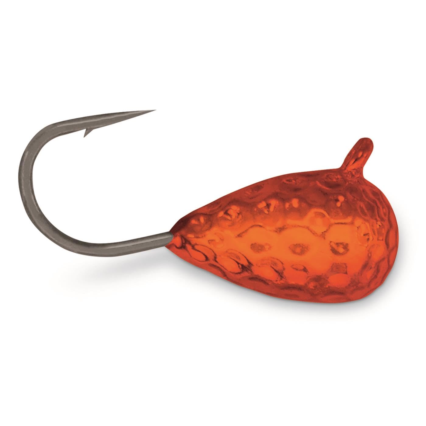 Acme Hammered Tungsten 3mm Copper jig adds flash and lifelike scales for increased lure action.