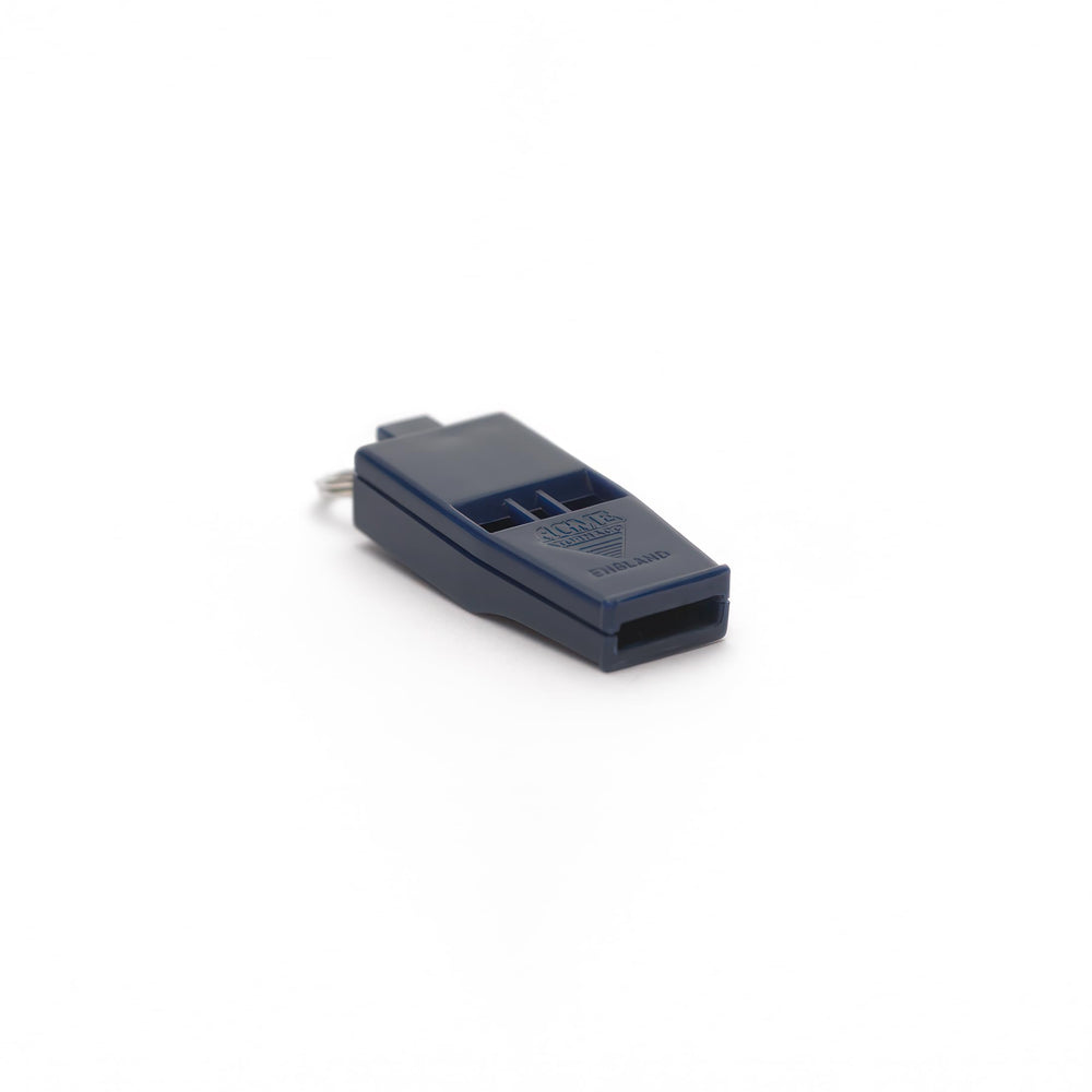ACME Tornado AIRFAST whistle front view in blue, compact and easy to handle.