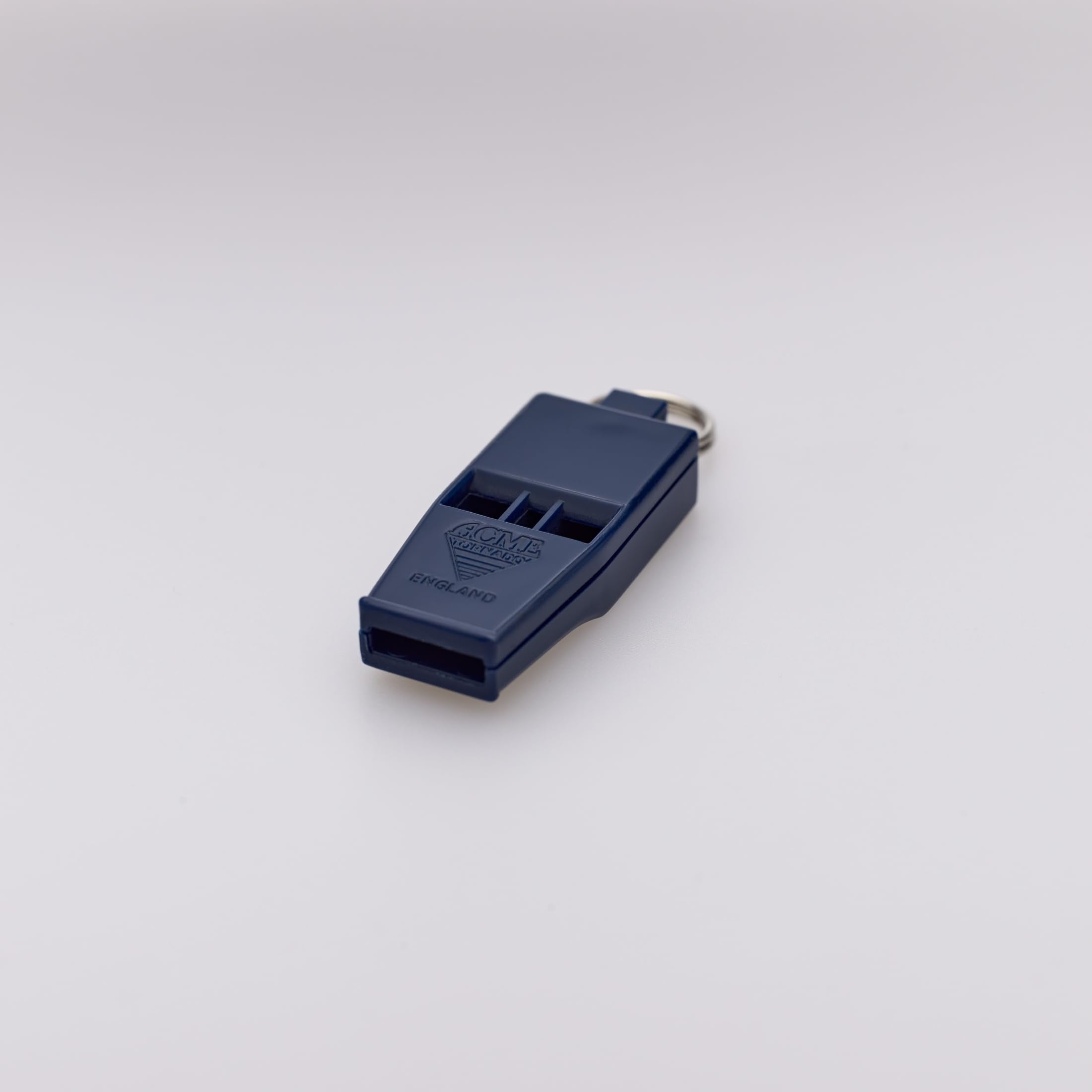 ACME No. 636 whistle side view shows slimline design for referees in all weather.