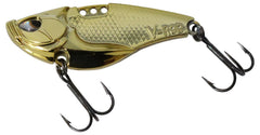 Acme V-Rod bait front view with gold nugget finish for realistic lure action