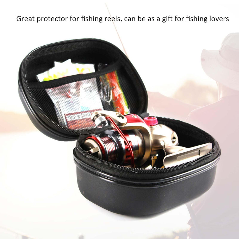 ACOGEDO Fishing Reel Case interior with soft padding to protect reels and lines