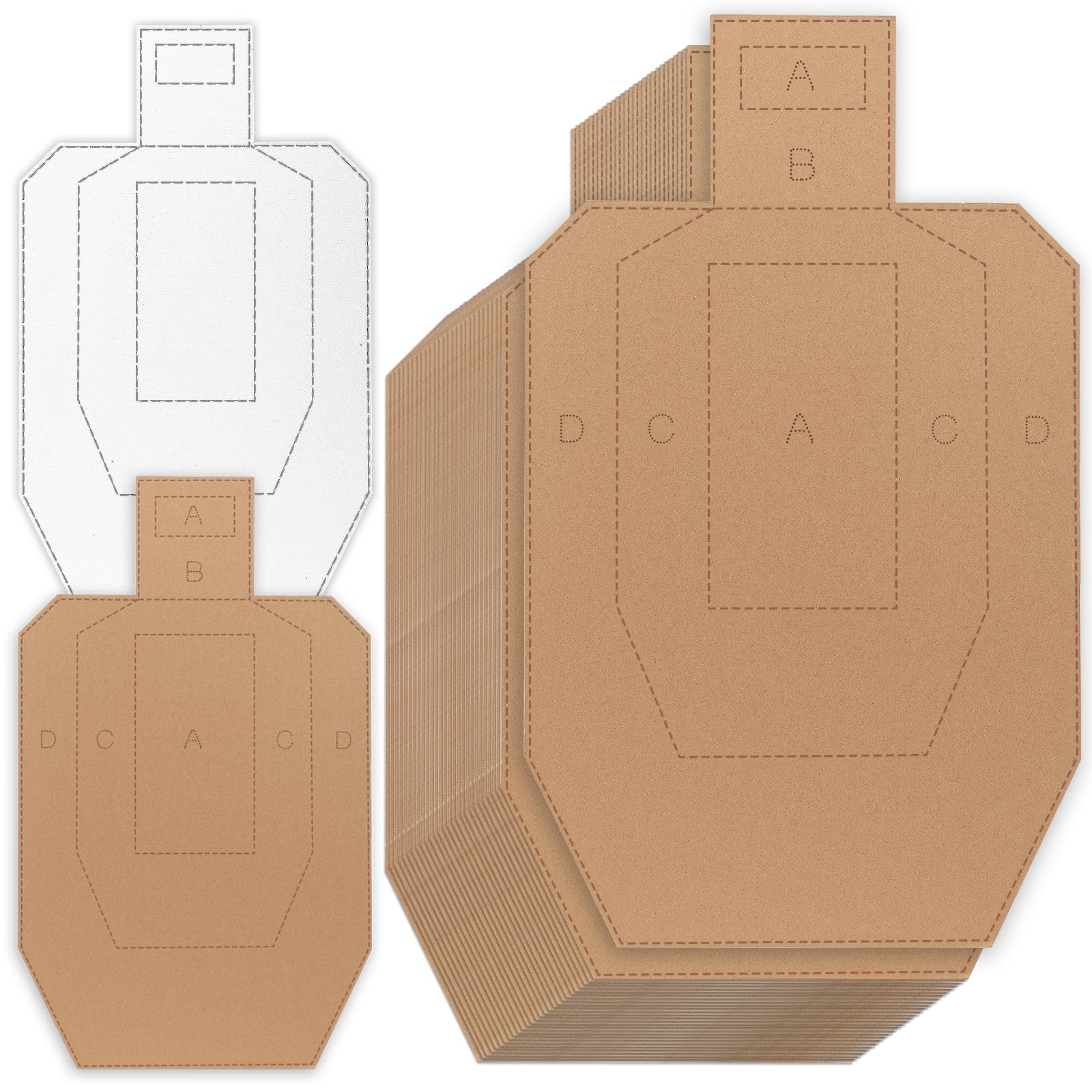 Acostop 30x18in shooting targets front view for precise aiming and scoring