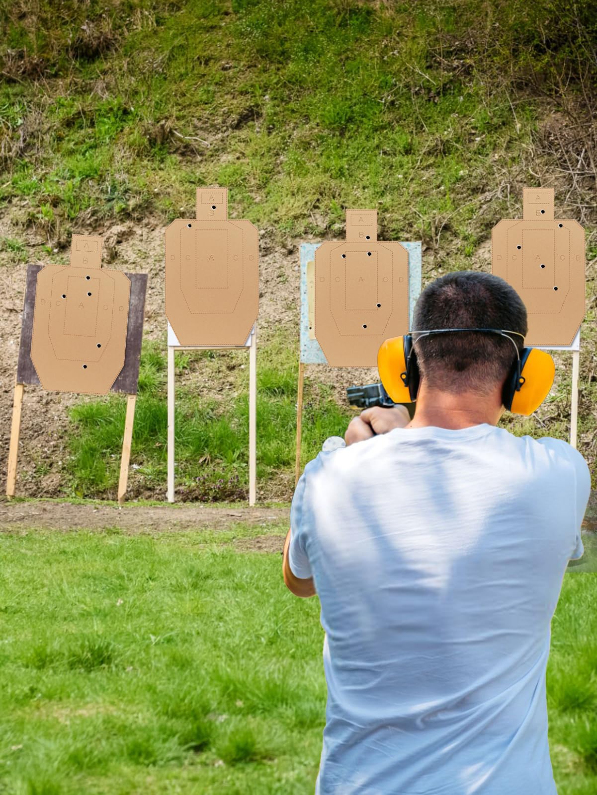 Acostop 30x18in targets suitable for indoor range outdoor range or home training