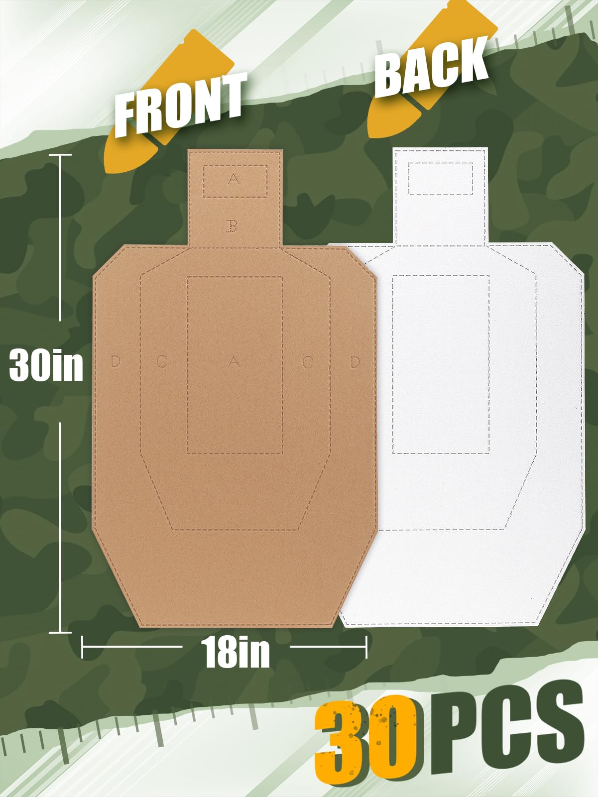 Acostop shooting targets ideal for competition practice self-defense training and entertainment sessions