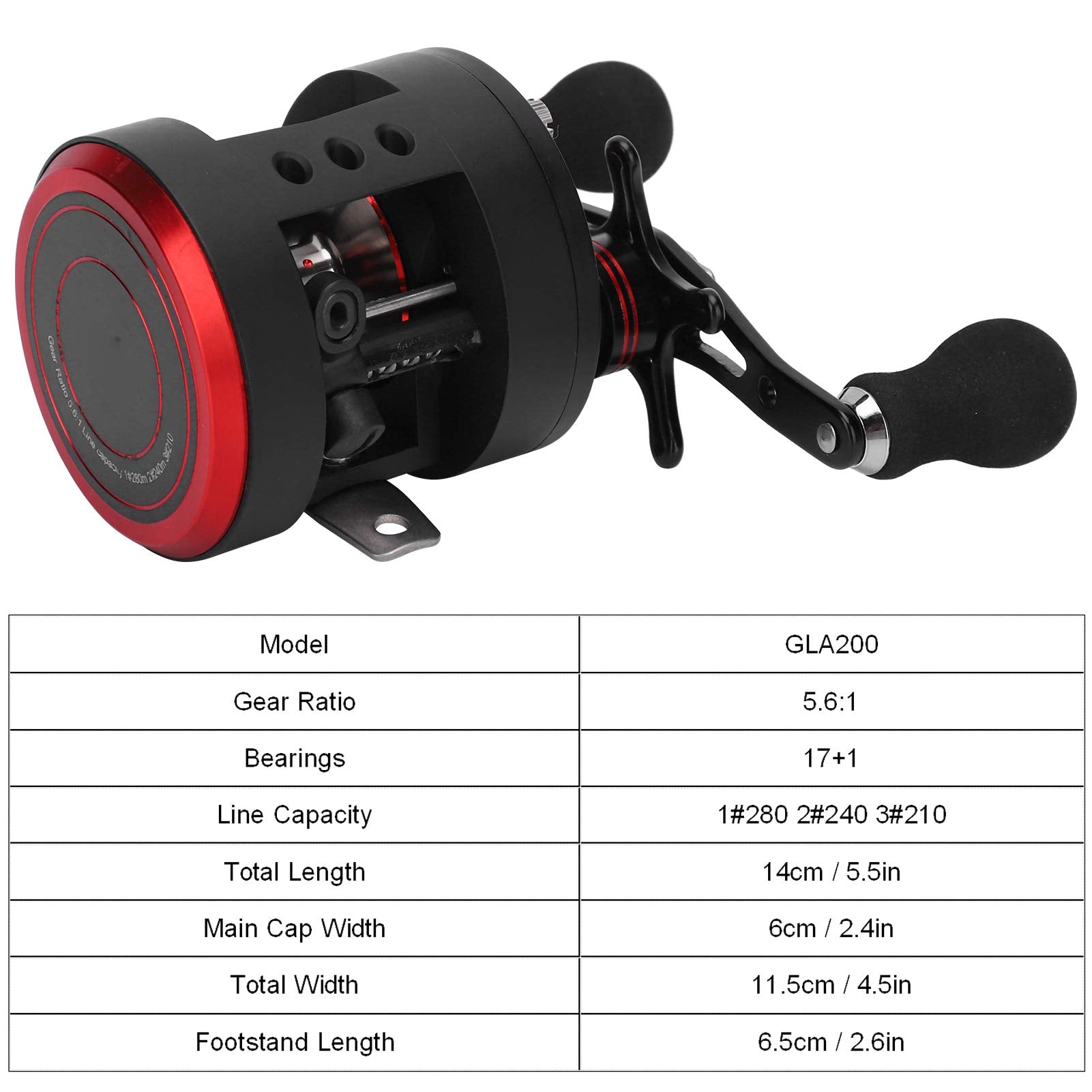 Acouto 5.6 Gear Io shows robust design for serious anglers