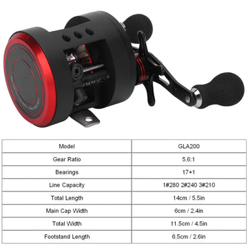 Acouto 5.6 Gear Io shows robust design for serious anglers