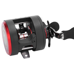 Acouto 56 Gear Io reel side view right-hand for balanced casting