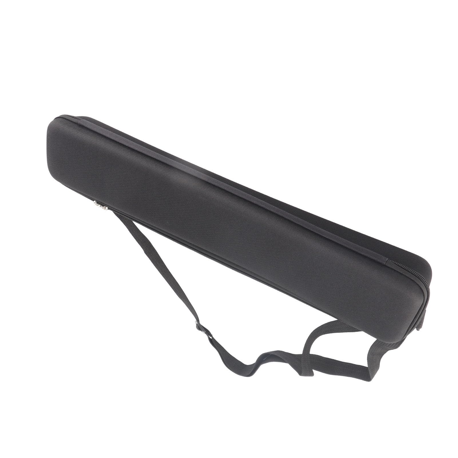 Acouto bag measures 54x11x6 cm for compact storage.