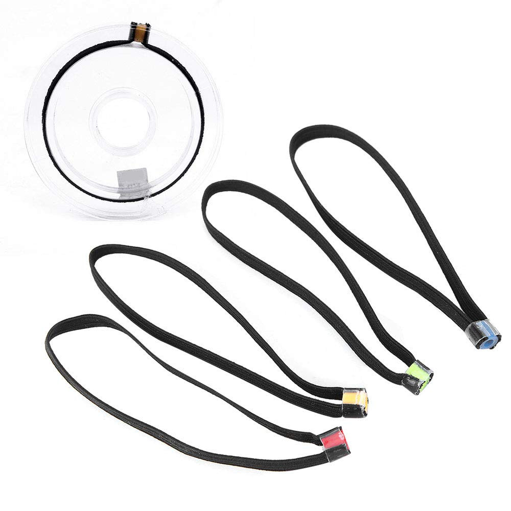 Acouto elastic tippet ring simplifies dispensing varied lengths.