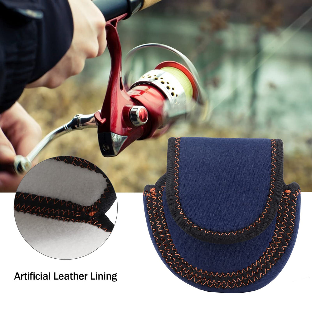 Acouto fly reel case small size fits neatly in tackle bags.