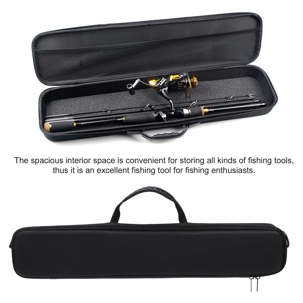 Acouto rod holder bag with shoulder strap for easy transport.