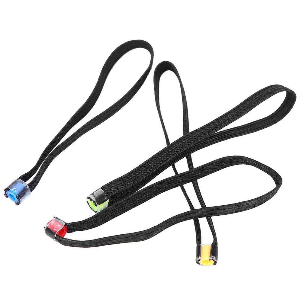 Acouto tippet ring in elastic fabric, four-pack for organized spools.