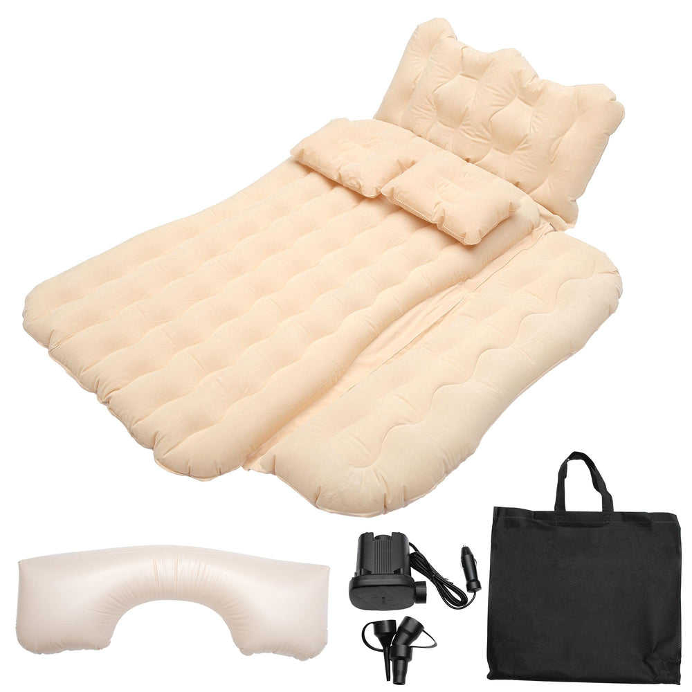 ACROPIX inflatable SUV air mattress fits back seat for cozy on-the-go camping