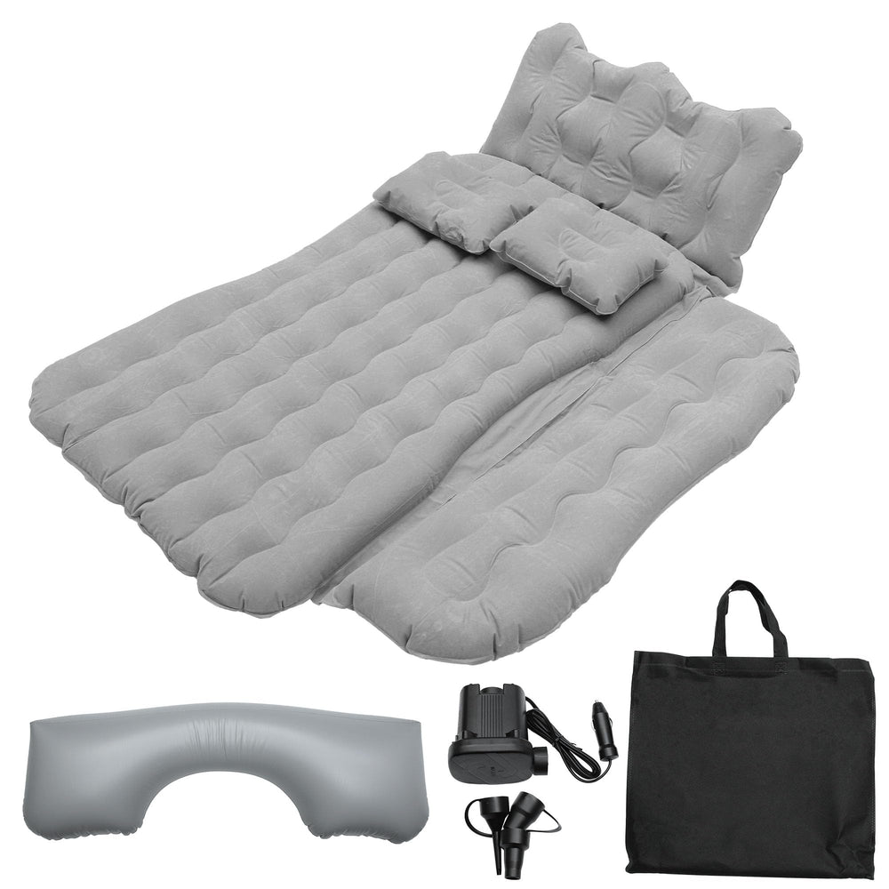 ACROPIX inflatable SUV mattress with full setup for comfortable road trips.