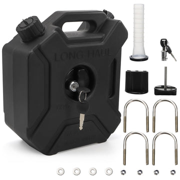 Acshio water container with lid and bracket for secure motorcycle mounting.