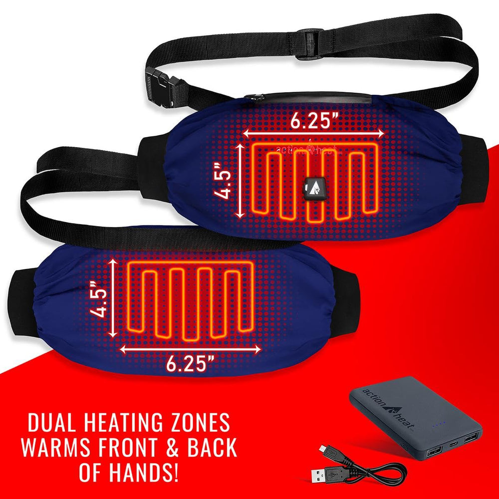 ActionHeat muff waterproof pocket protects the power bank