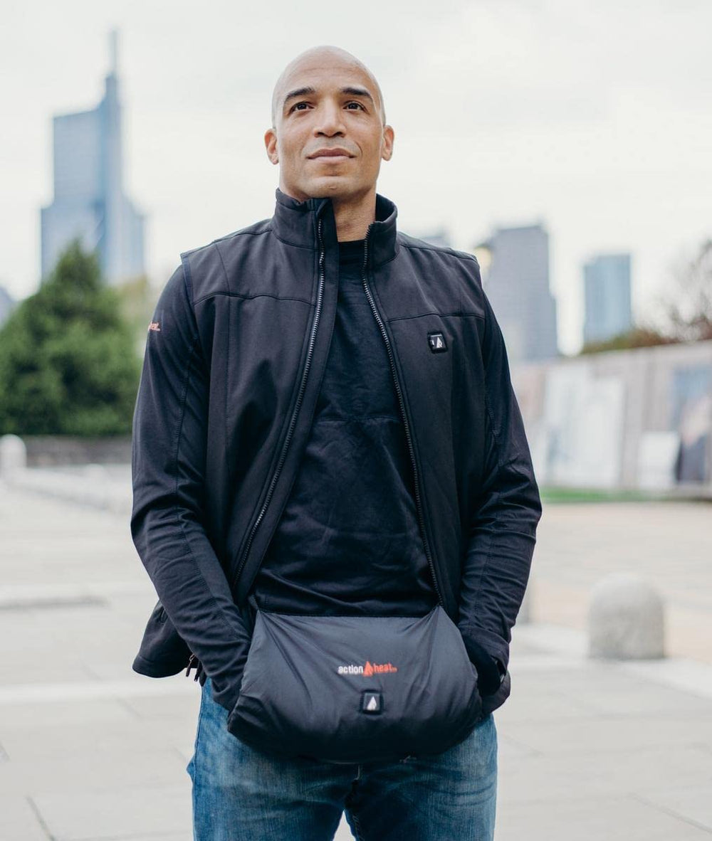 ActionHeat 5V hand warmer muff adjustable waist strap for hands-free warmth