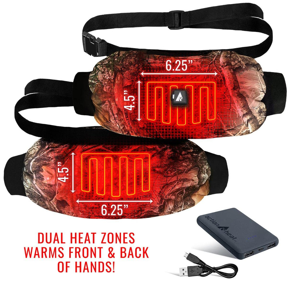 ActionHeat 5V hand warmer muff battery indicators show remaining power at a glance
