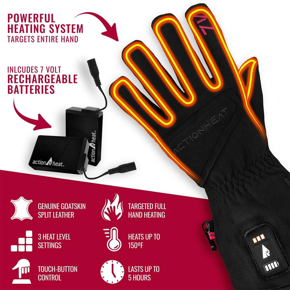 ActionHeat 7V gloves interior — soft fleece lining for warmth on cold days.