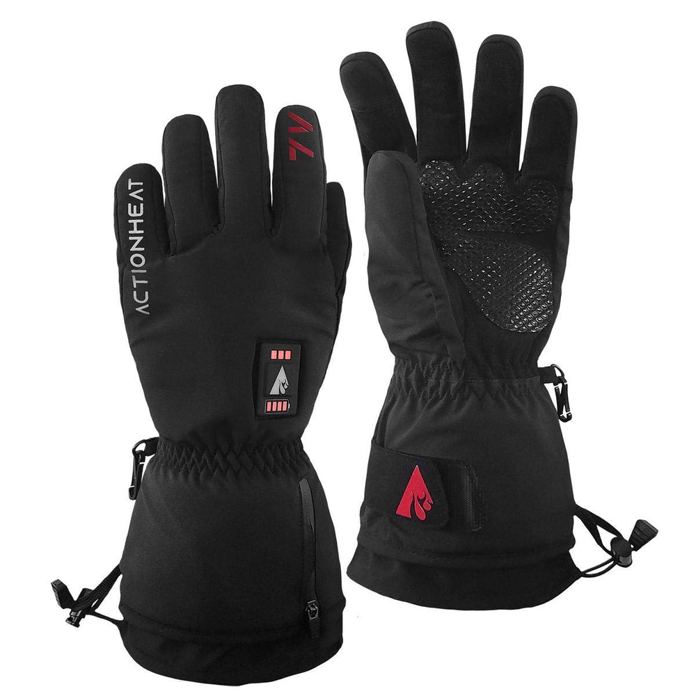 ActionHeat 7V women's heated gloves with control button for adjustable warmth