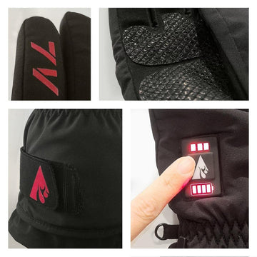 ActionHeat 7V women's heated gloves S batteries pocket shows discreet power access