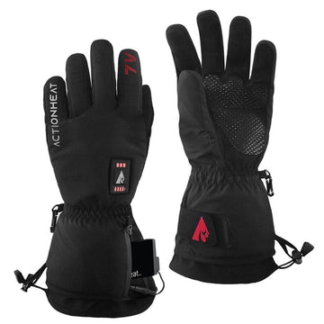 ActionHeat 7V women's heated gloves S toggle control enables easy heat settings